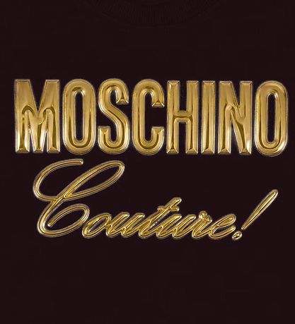 Moschino T-shirt - Black w. Gold