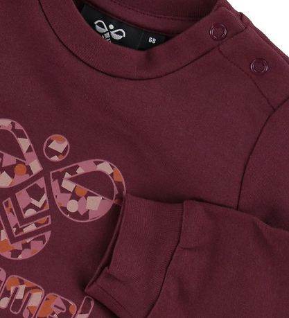 Hummel Sweatshirt - HmlLime - Windsor Wine