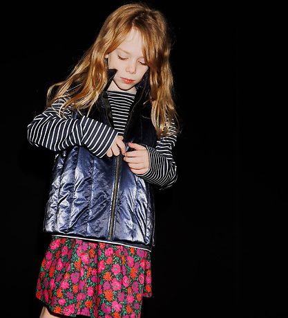 Christina Rohde Skirt - Black w. Flowers