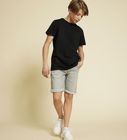 Hound Stuttermabolur - Basic - Svart