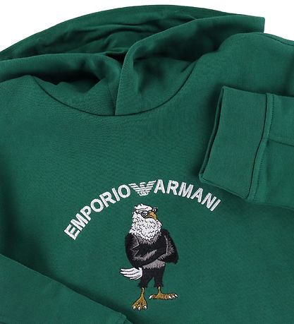 Emporio Armani Kapuzenpullover - Evergreen m. Adler
