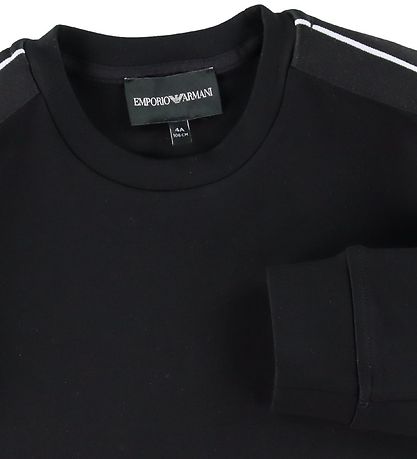 Emporio Armani Bluse - Schwarz m. Logo-Streifen