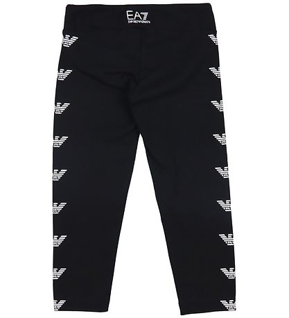 EA7 Leggings - Svart m. Logotyper