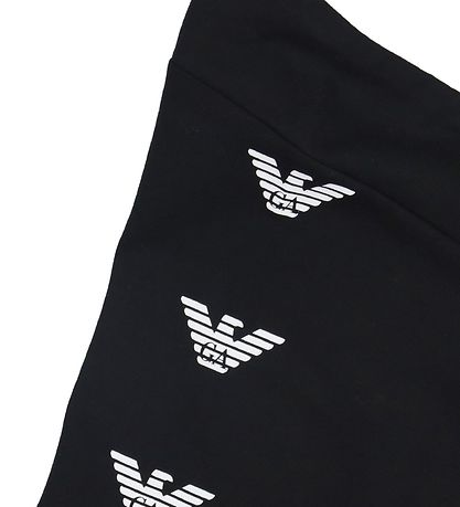 EA7 Leggings - Svart m. Logotyper
