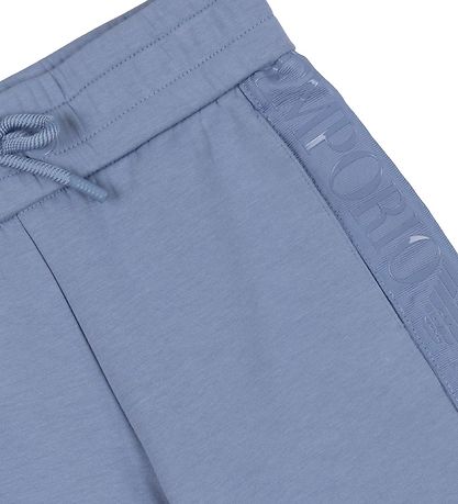 Emporio Armani Byxor - Dammblå m. Logorand