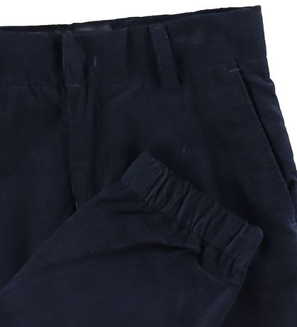 Emporio Armani Corduroy Trousers - Blue Navy