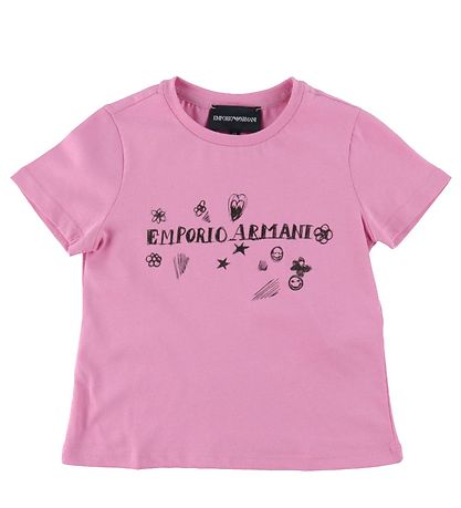Emporio Armani T-shirts - 2er-Pack - Navy/Flamingo