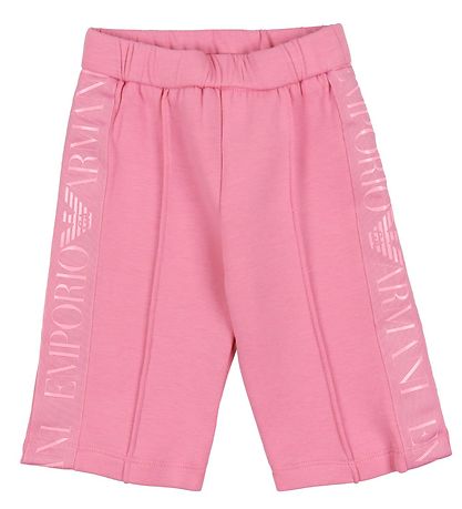 Emporio Armani Trousers/Cardigan - Flamingo w. Logo Stripe