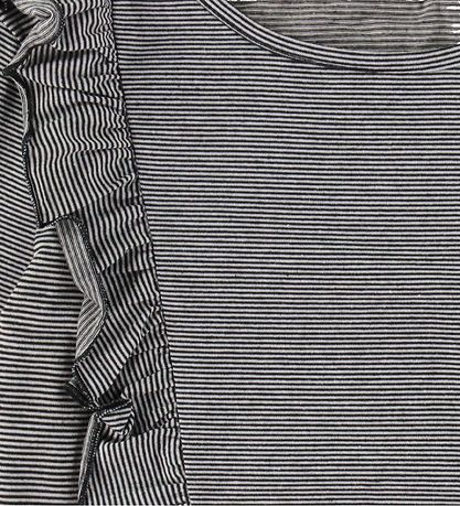 Add to Bag Bluse - Schwarz m. Streifen