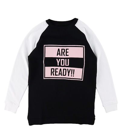 Add to Bag Sweatshirt - Black w. Print