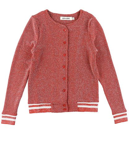 Add to Bag Cardigan - Brennt rautt M. Glimmer