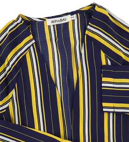Add to Bag Cardigan - Yellow/Navy