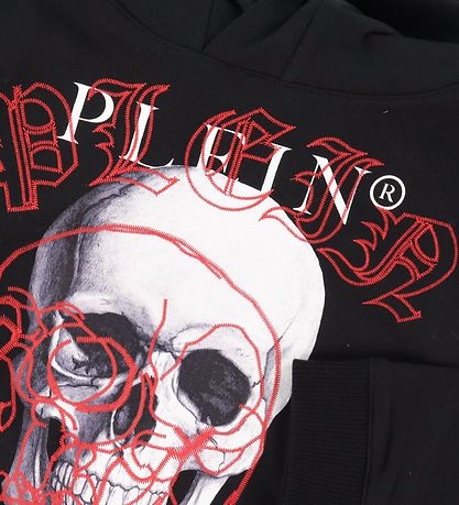 Philipp Plein Hoodie - Black w. Skull