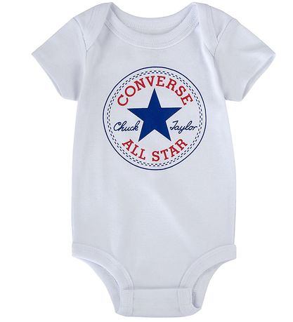 Converse Geschenkbox - Body k/ä m. Mütze und Krabbelschuhe - Wei