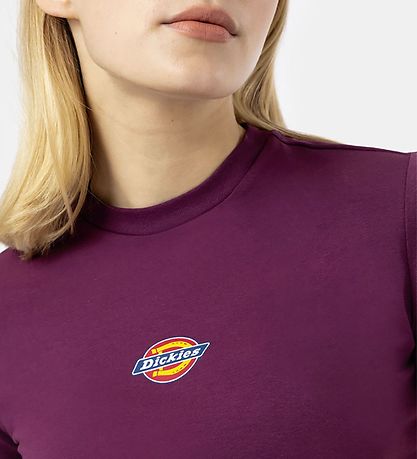 Dickies Stuttermabolur - Maple Dalur - Grape Wine