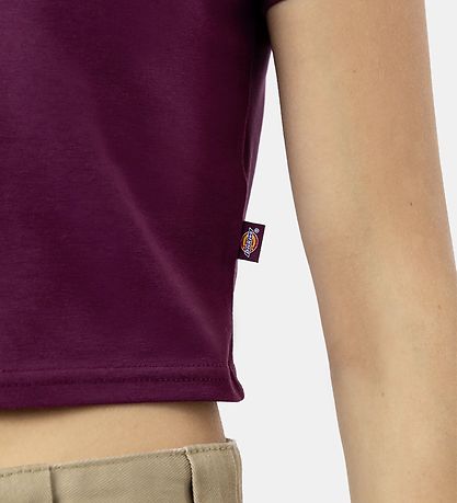 Dickies Stuttermabolur - Maple Dalur - Grape Wine