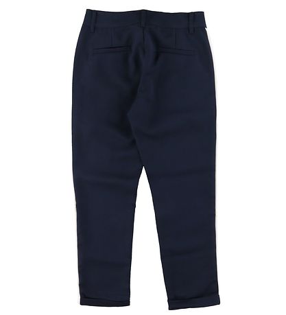 Add to Bag Trousers - Navy/White