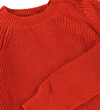 Add to Bag Bluse - Strick - Gebranntes Rot