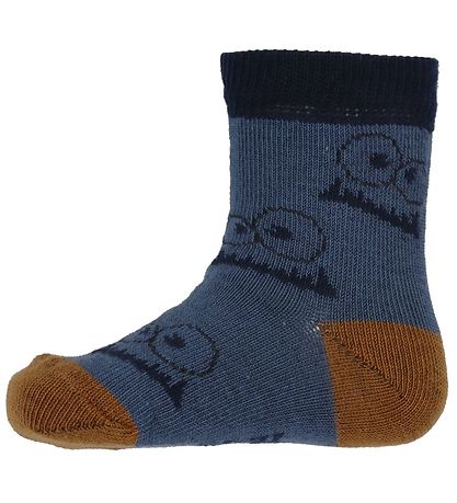 Minymo Socks - 5-Pack - Total Eclipse w. Pattern