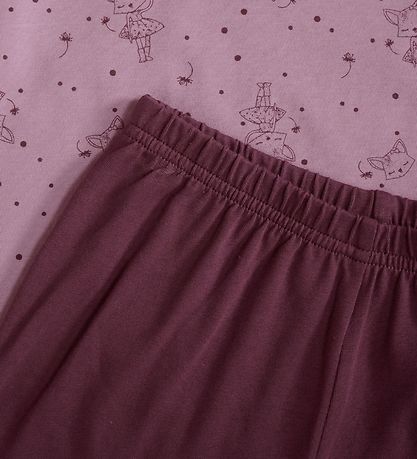 CeLaVi Pyjama Set - Elderberry w. Cat