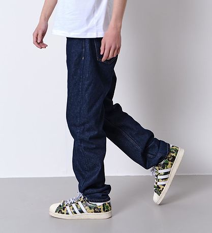 Grunt Jeans - Straße Loose - Roh Blue