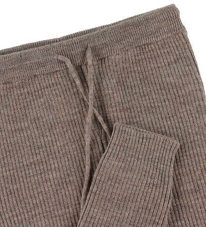 Copenhagen Colors Trousers - Knitted - Wool - Natural Melange