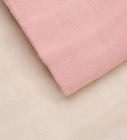 Fixoni Muslin Cloths - 2-Pack - 70x70 cm - Misty Rose