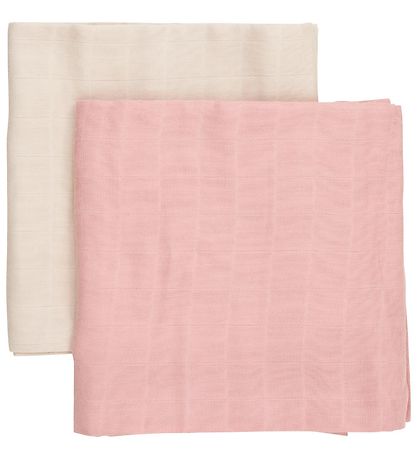 Fixoni Spucktücher - 2er-Pack - 70x70 cm - Misty Rose