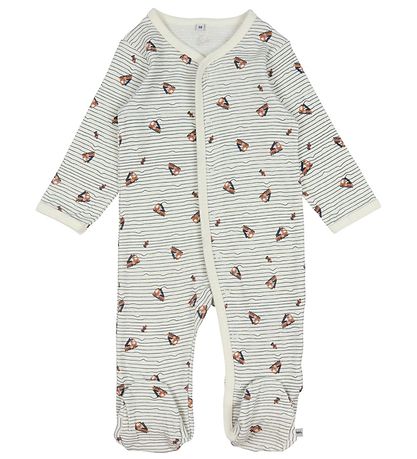 Pippi Baby Strampler - Schlafanzug - 2er-Pack - Deep Lichen Gree