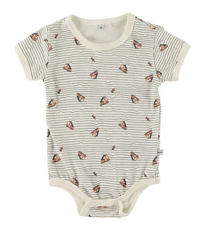 Pippi Baby Bodysuit k/æ - 4-Pack - Deep Lichen Green
