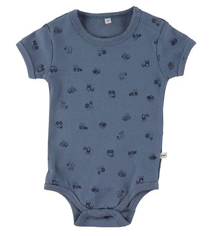 Pippi Baby Bodysuit k/æ - 4-Pack - Deep Lichen Green