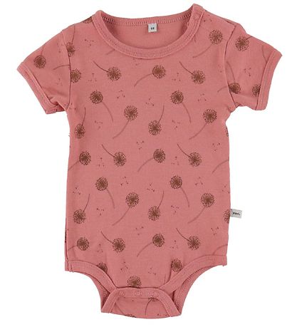 Pippi Baby Bodysuit k/æ - 4-Pack - Dusty Rose
