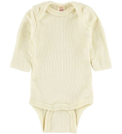 Engel Bodysuit l/s - Wool - Natural