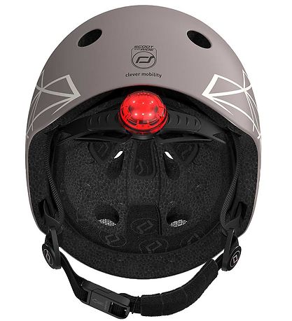 Scoot and Ride Bicycle Helmet - Brown Lines