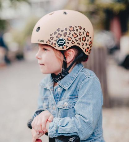 Scoot and Ride Fahrradhelm - Leopard