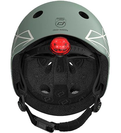 Scoot and Ride Bicycle Helmet - Green Lines