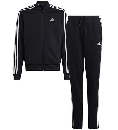 adidas Performance Tracksuit G 3S TS Black White KW DE