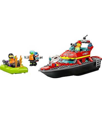 LEGO® City - Reddingsboot Brand 60373 - 144 Stenen