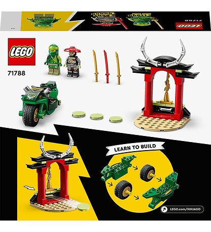 LEGO Ninjago - Lloyd's Ninja Street Bike 71788 - 64 Parts