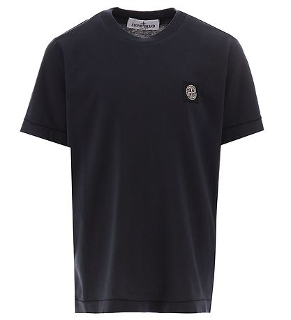 Stone Island Stuttermabolur - Dökkblátt