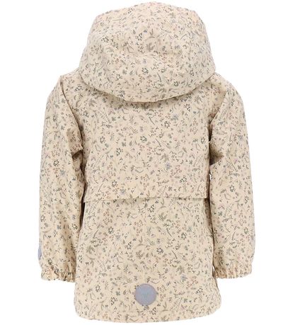 Wheat Lightweight Jacket w. Fleece - Gry - Wild Flowers