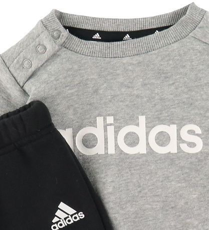 adidas Performance Jogging galli - I LIN FL JOG - Grátt/Hvítt