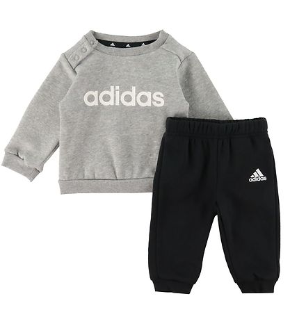 adidas Performance Jogging galli - I LIN FL JOG - Grátt/Hvítt
