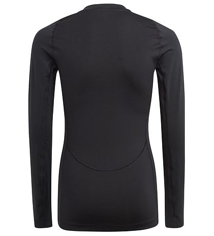 adidas Performance Stuttermabolur - TF LS Tee Y - Svart