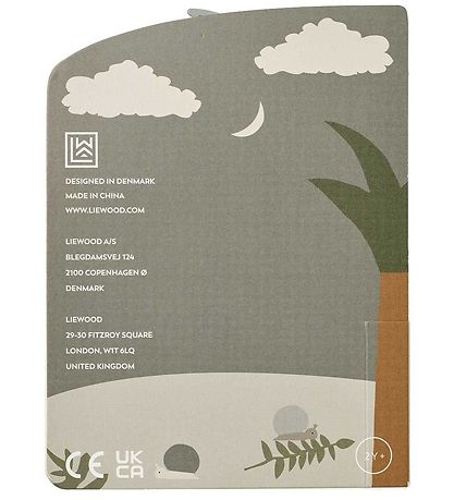 Liewood Smábarnabók - Jade - Dino/Sandy