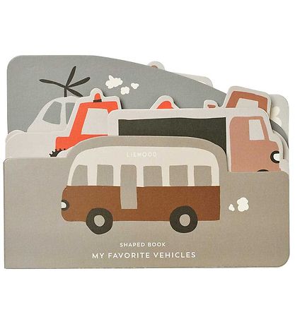 Liewood Baby Book - Jade - Vehicles/Dove Blue