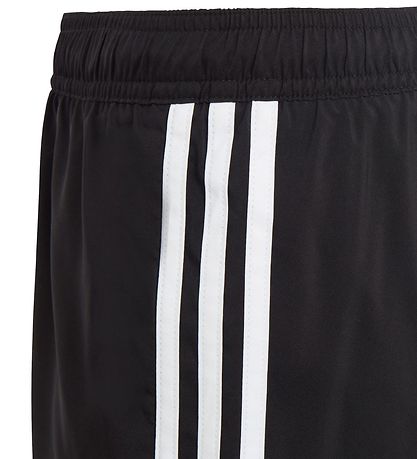 adidas Performance Badeshorts - 3-Streifen - Schwarz