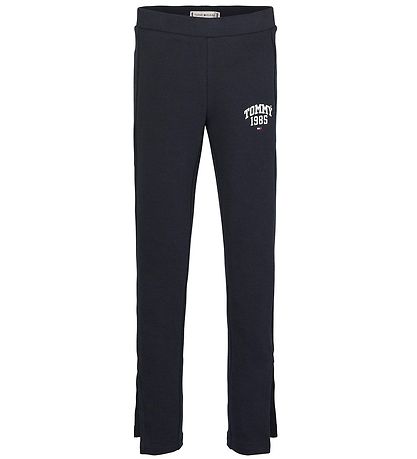 Tommy Hilfiger Leggings - Tommy Varsity Legging - Desert Moln