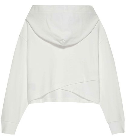 Calvin Klein Hoodie - Stack Logo Overlap - Bright White