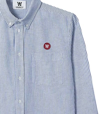 Wood Wood Hemd - Tod Hemd - Blue Streifen